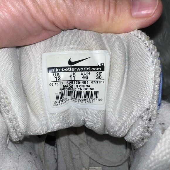 A1-Vintage Nike Air Max Speed Turf “NY Giants” Mens size 12 - Picture 9 of 9